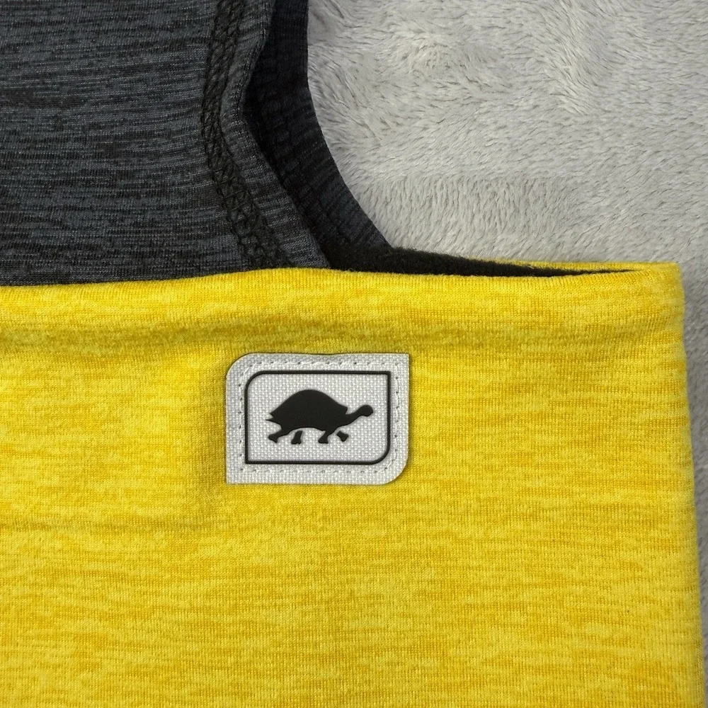 NWT Turtlefur‎ Baclava Scard Spring Skiing Snowbaord Yellow Grey Mountain Winter